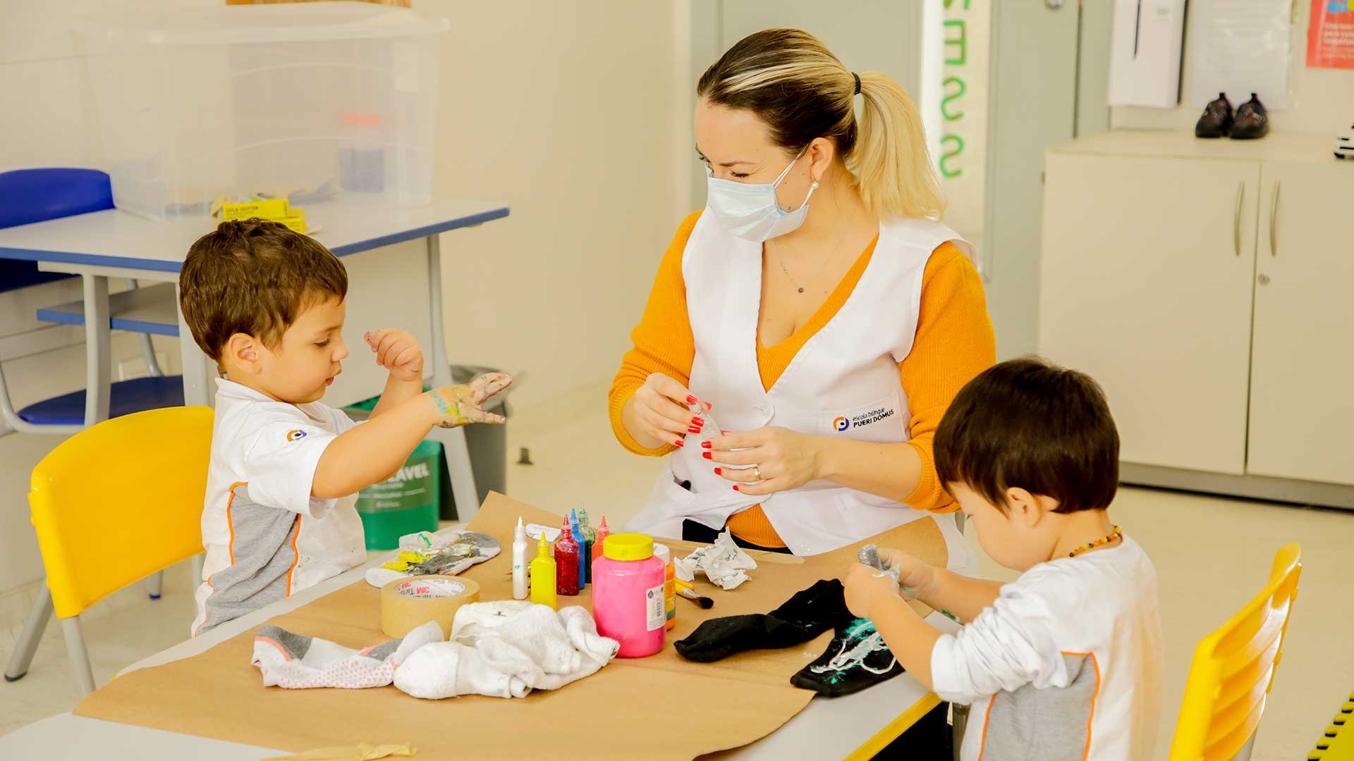 Educação infantil bilíngue em São Paulo - SP. Agende uma visita na Escola Bilíngue Pueri Domus.